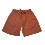 M+E' Short tinta unita con Elastico In Vita Terra per Bambina UEM0482 TERRA M+E' 