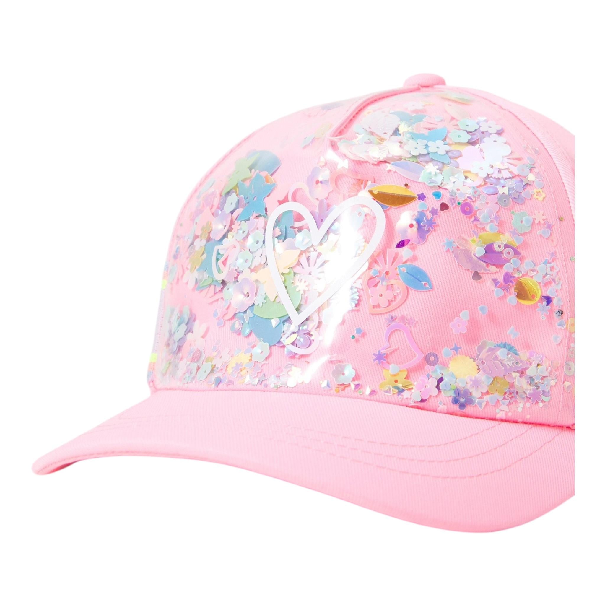 Billieblush Cappello con Visiera Tina Unita con Applicazioni per Bambina UE20760 ROSA FLUO BillIEBLUSH 