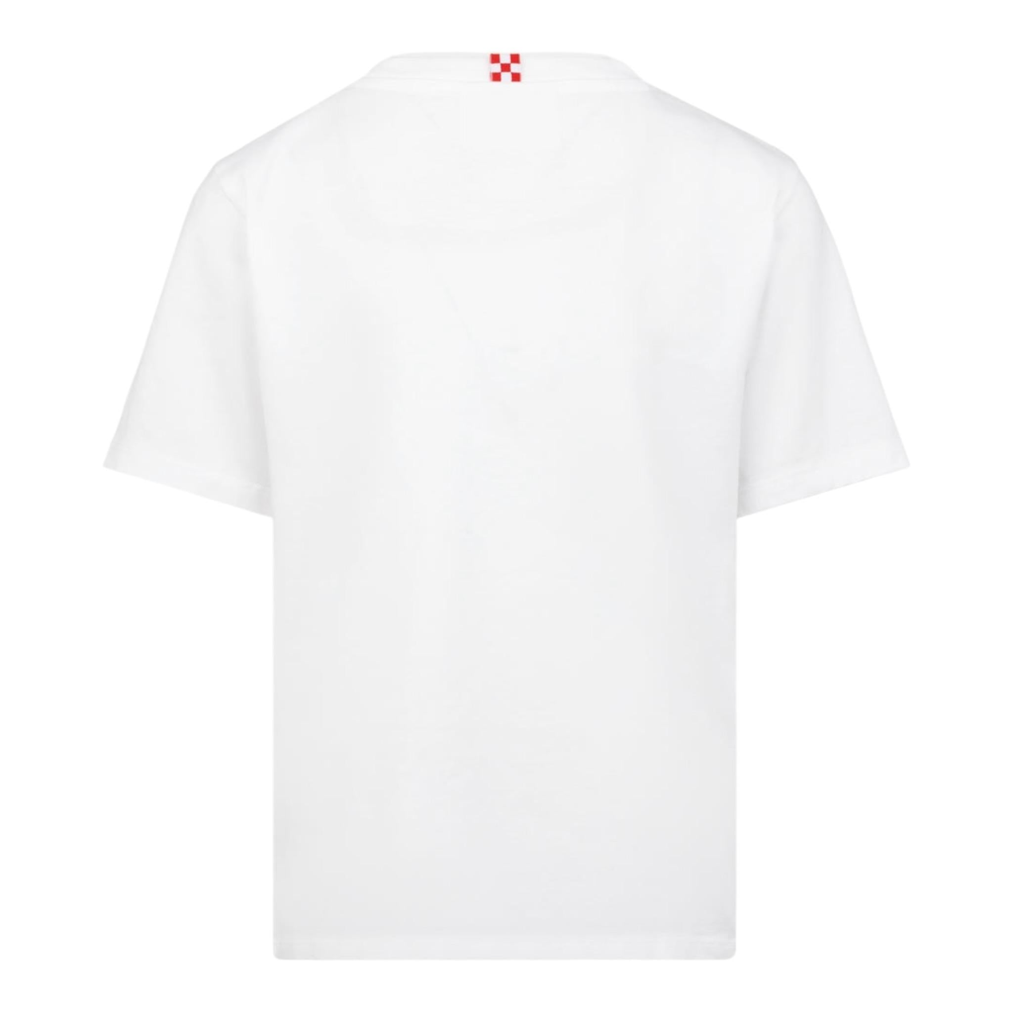 Saint Barth T-Shirt Girocollo Tinta Unita con Logo per Bambino DOVERLJR BIANCO SAINT BARTH 