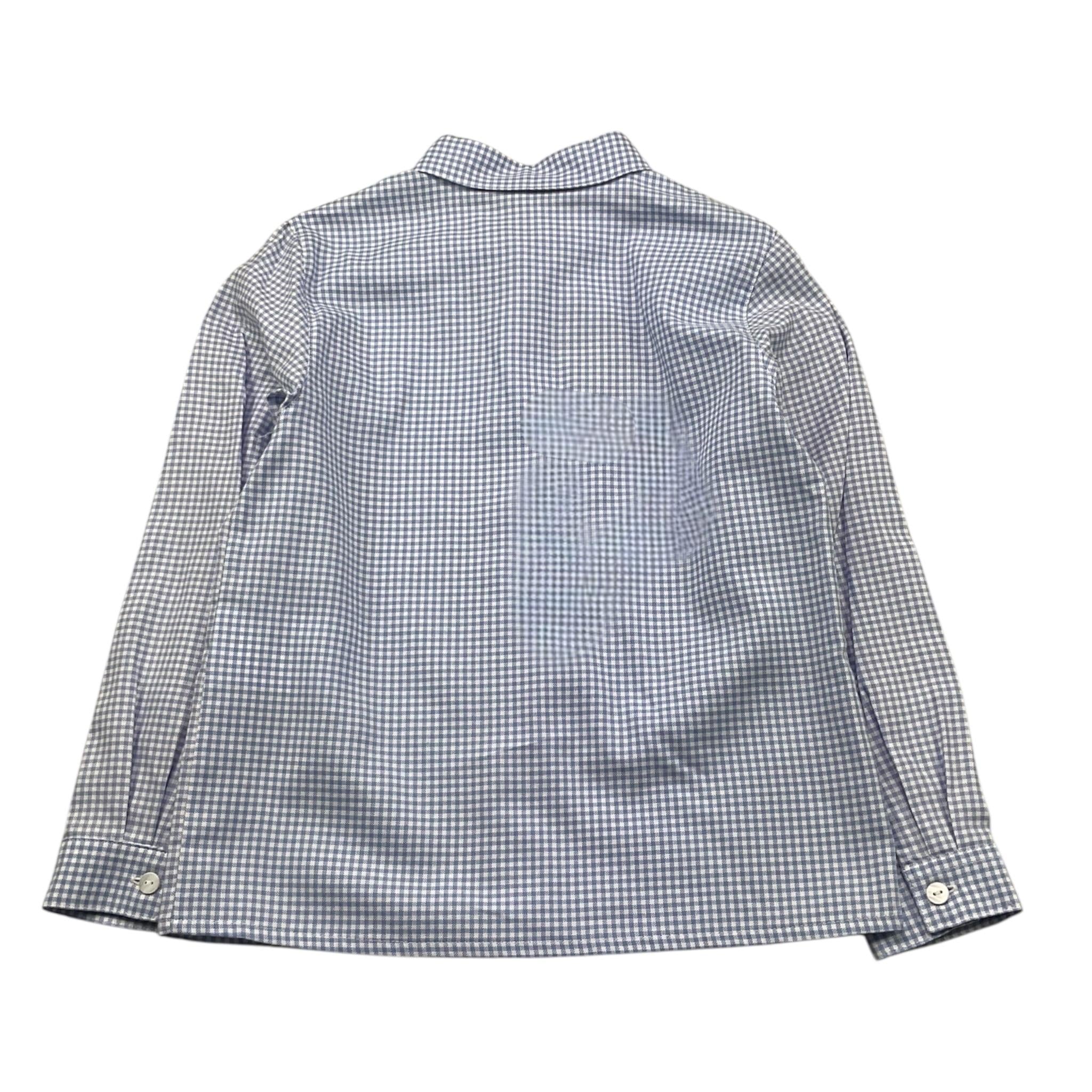 LITTLE BEAR camicia tinta unita con microfantasia Bianco per Bambino 5238J BIANCO LITTLE BEAR 