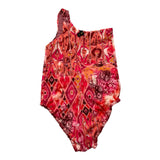 F**K Costume Intero Stampa Fantasia Monospalla Rosa Per Bambina