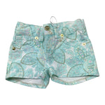 U+È Short Tinta Unita con Fantasia  per Neonata UE1845 BIANCO U+è 