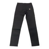 Guess Pantalone Tinta Unita Con Girovita Regolabile Nero Per Bambina
