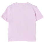 Elisabetta Franchi T-Shirt Girocollo Tinta Unita con Logo per Bambina EGTS090 LILLA ELISABETTA FRANCHI 