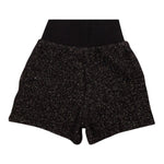 BALMAIN short tinta unita con bottoni in contrasto Nero per Bambina BT6B69 NERO BALMAIN 
