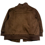 Le Bebe Giubbino Scamosciato Tinta Unita con Bottoni per Neonato LBB5384 MARRONE LE BEBE 