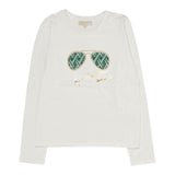 MICHAEL KORS shirt girocollo tinta unita con stampa Bianco per Bambina R15200 BIANCO MICHAEL KORS 