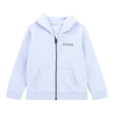 GUESS felpa tinta unita con zip e cappuccio Azzurro per Bambino N3YQ07KAUG0 AZZURRO GUESS 