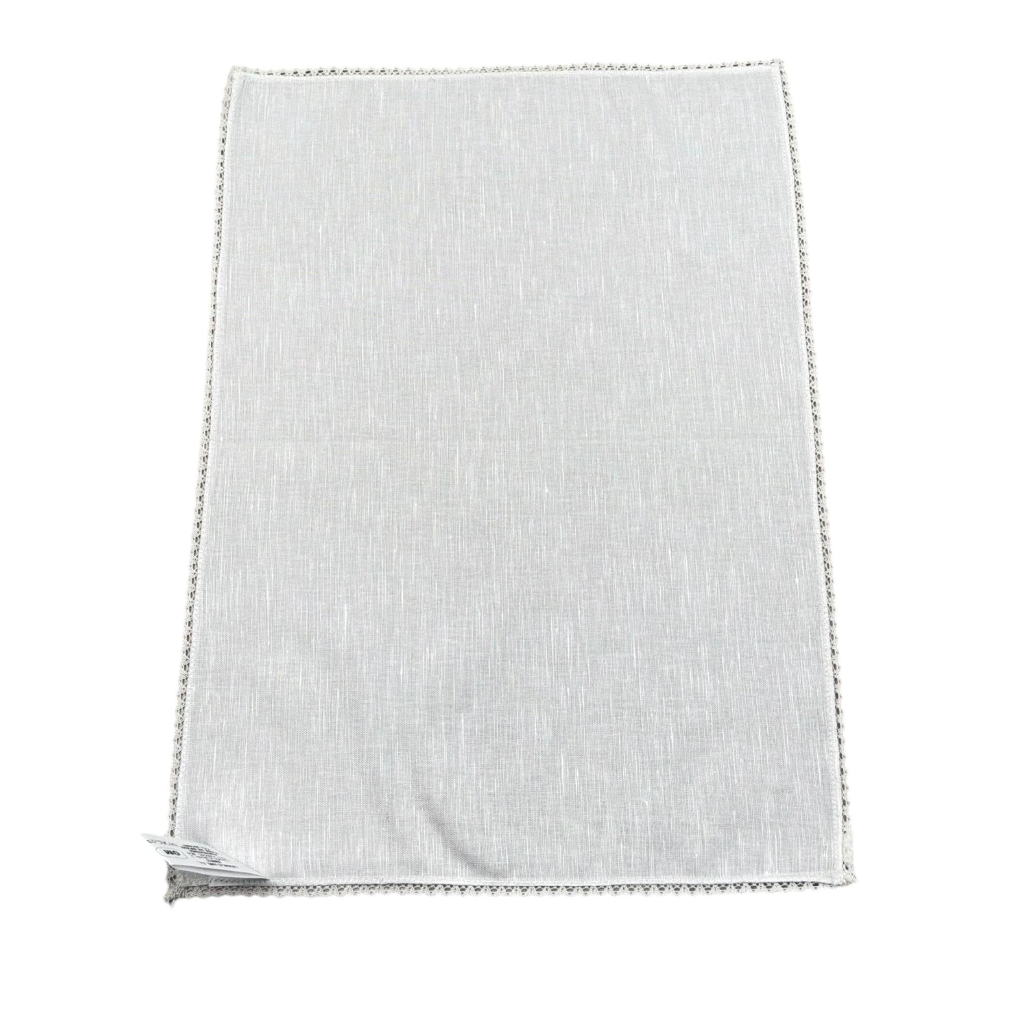 Granlei Coperta Tinta Unita con Ricami per Neonata 125210 PANNA GRANLEI 