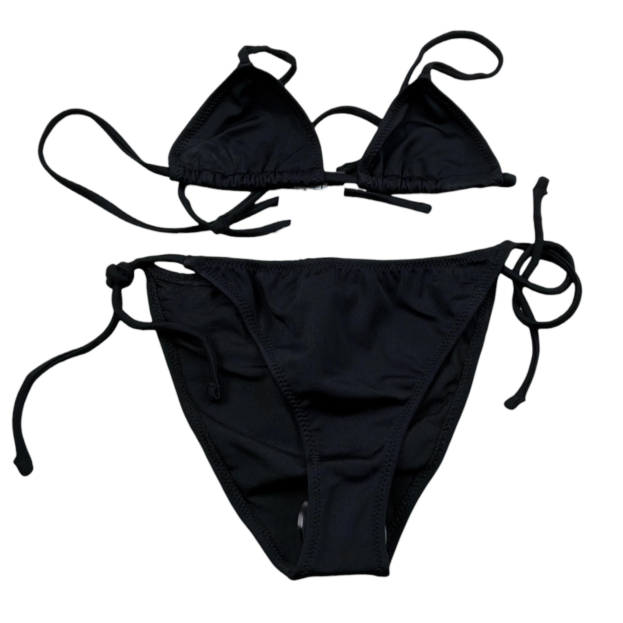 Pyrex Costume 2 Pezzi Triangolo-Mutandina Nero per Bambina 028284 NERO PYREX 