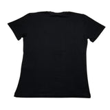 Zu+Elements T-Shirt Girocollo Tinta Unita Con Stampa Nero Per Bambino