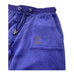 Juicy Couture Pantalone Tinta Unita In Velluto per Bambina JBX6359 VIOLA JUICY COUTURE 