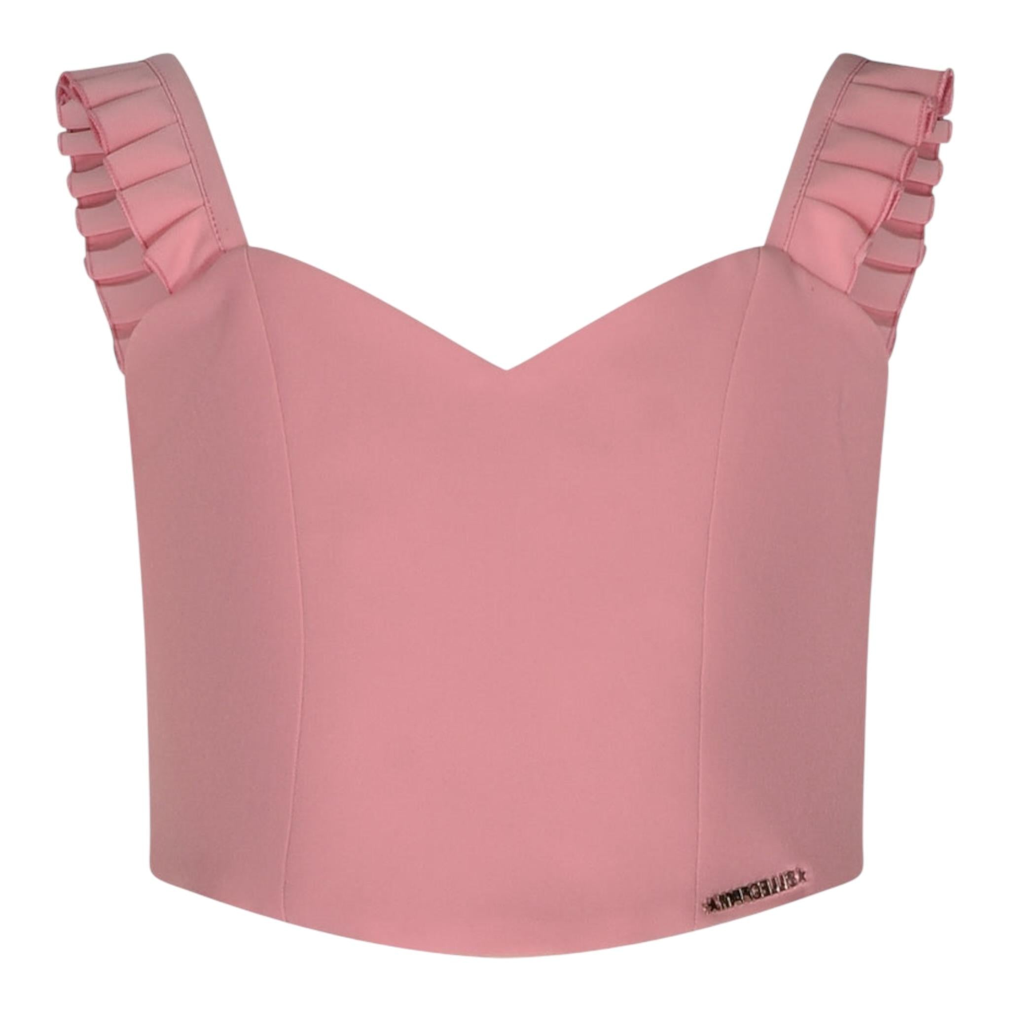Marc Ellis Top tinta unita Rosa per Bambina JMJTP01162X ROSA MARC ELLIS 