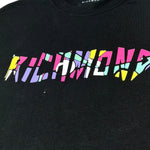 John Richmond T-Shirt Girocollo Tinta Unita con Stampa per Bambino RBP26044TS NERO JOHN RICHMOND 