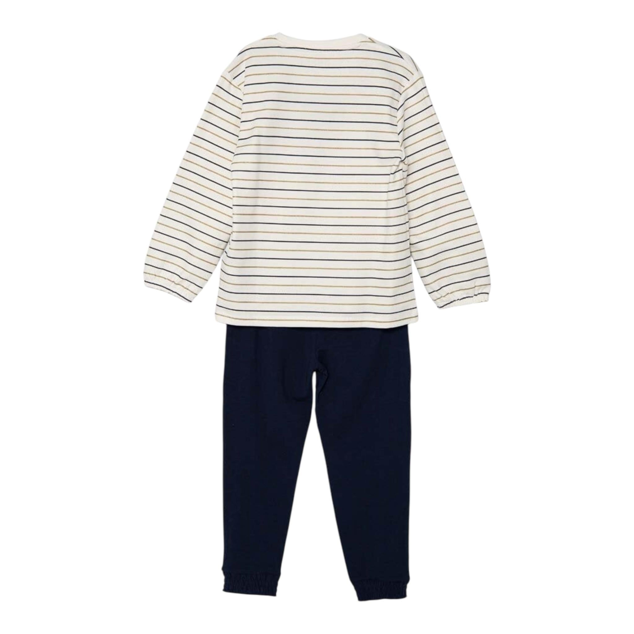 GUESS completo 2 pezzi shirt-pantalone Panna/blu per Bambina K4YG06KN04J PANNA/BLU GUESS 