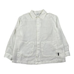 Aspesi Camicia Manica Lunga Tinta Unita per Bambino S24002GCL600 PANNA ASPESI 