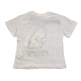 Philosophy T-Shirt Girocollo Tinta Unita Con Stampa Panna Per Bambina