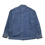 Berna Camicia In Denim Tinta Unita con Bottoni per Bambino 23099 BLU BERNA 