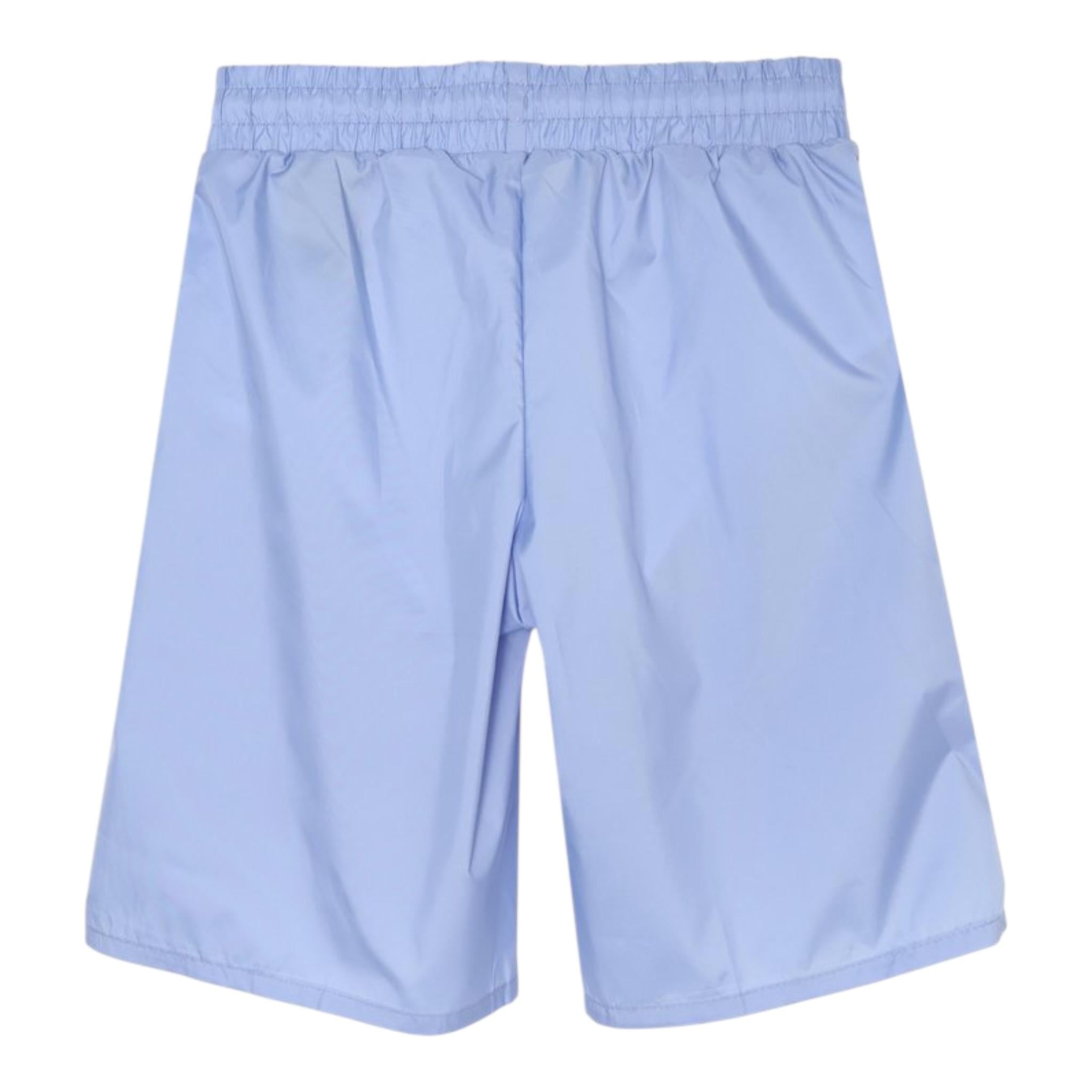 Trussardi Costume Tinta Unita con Logo per Bambino TBP25001CO AZZURRO POLVERE TRUSSARDI 