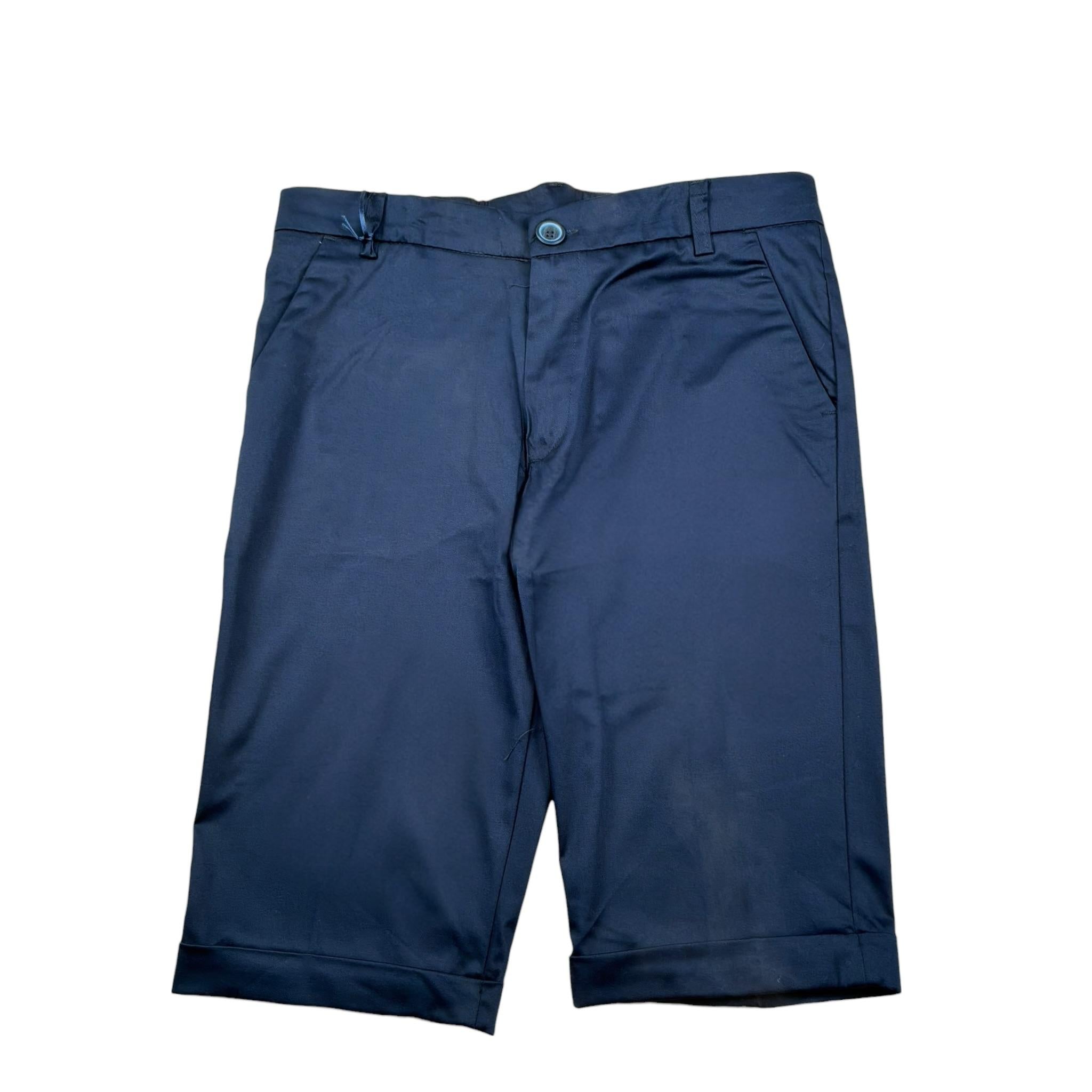 Manuel & Frank Bermuda Tinta Unita con Girovita Regolabile per Bambino MF2230R BLU MANUEL & FRANK 