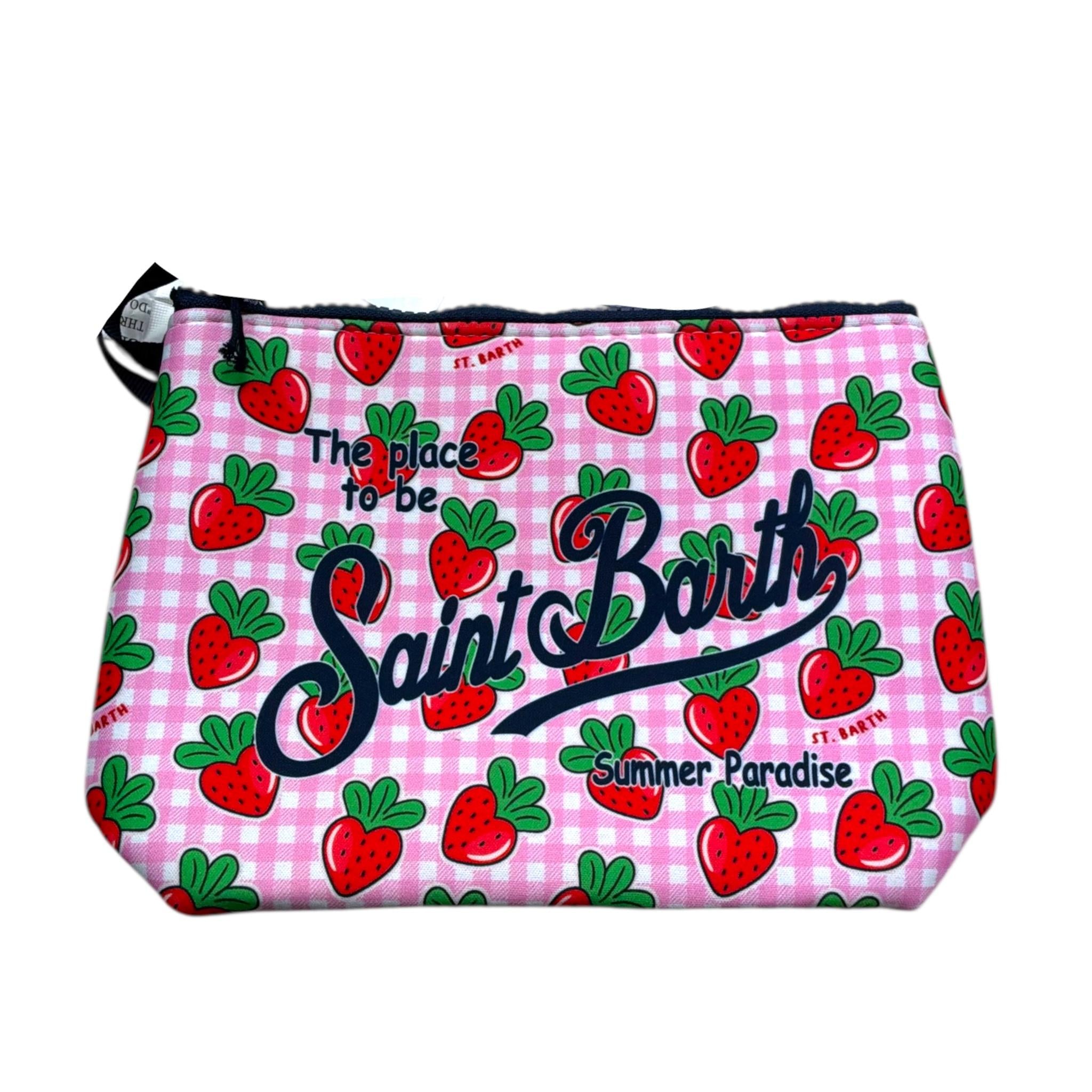 Saint Barth Pochette Tinta Unita con Stampa per Bambina ALIN001 ROSA SAINT BARTH 