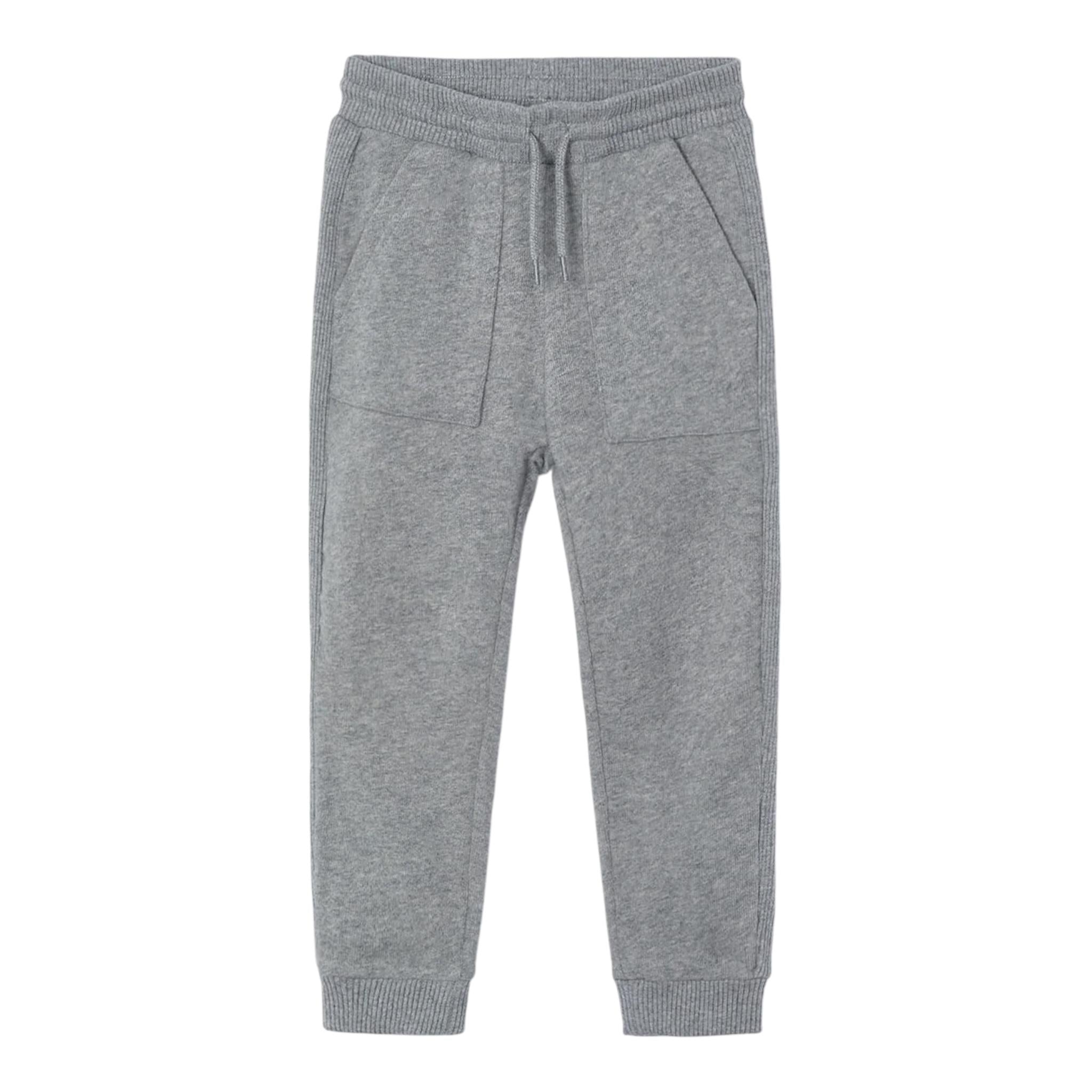 MAYORAL pantalone tinta unita con elastico in vita Grigio per Bambino 4532 GRIGIO MAYORAL 