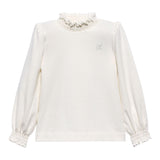 ABEL & LULA shirt tinta unita mezzo collo Bianco per Bambina 5672XX BIANCO ABEL & LULA 