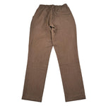 Numbers Pantalone Tinta Unita con Elastico In Vita per Bambino PA103 MARRONE NUMBERS 