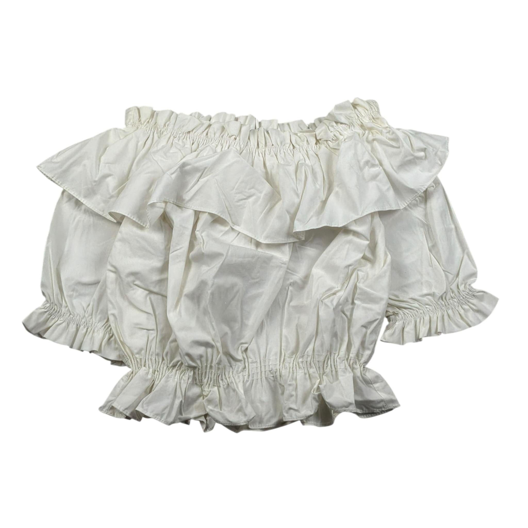 Naida Top Mezza Manica tinta unita Bianco per Bambina TOND BIANCO NAIDA 