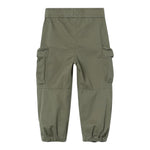 Name It Pantalone tinta unita con Elastico In Vita Verde per Neonato 13224967N VERDE NAME IT 