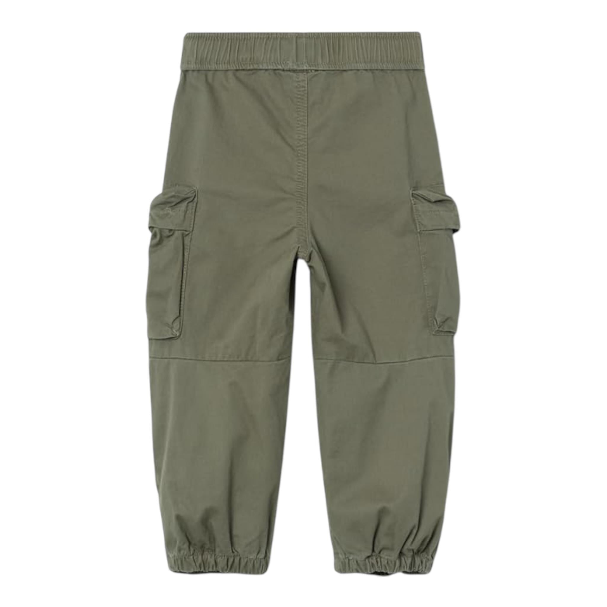 Name It Pantalone tinta unita con Elastico In Vita Verde per Neonato 13224967N VERDE NAME IT 