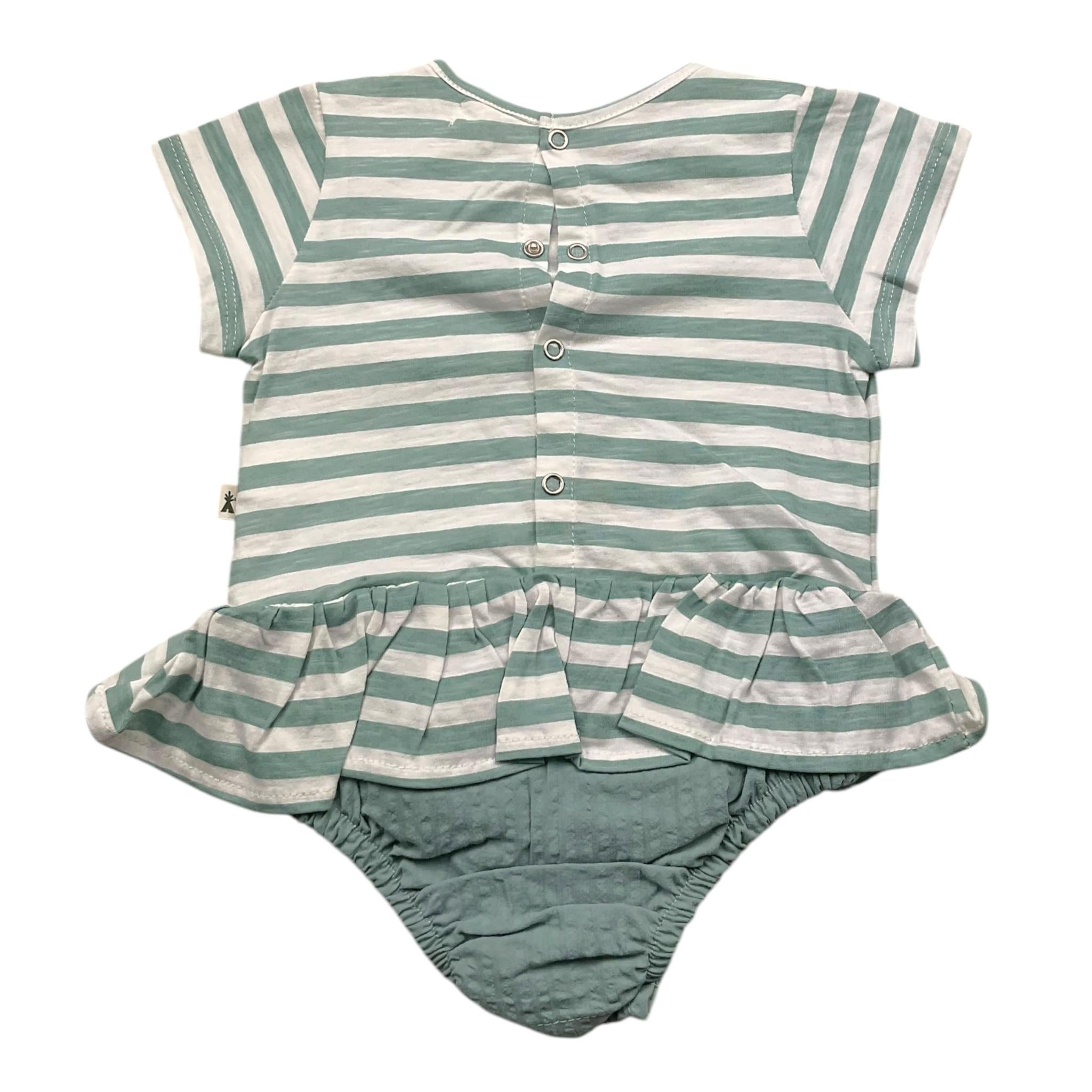 PETIT INDI SS23B0305BIANCO/VERDE