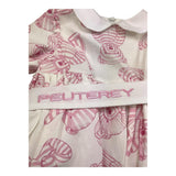 Peuterey Abito Mezza Manica Tinta Unita con Stampa Orsi per Neonata PTG1346 BIANCO PEUTEREY 