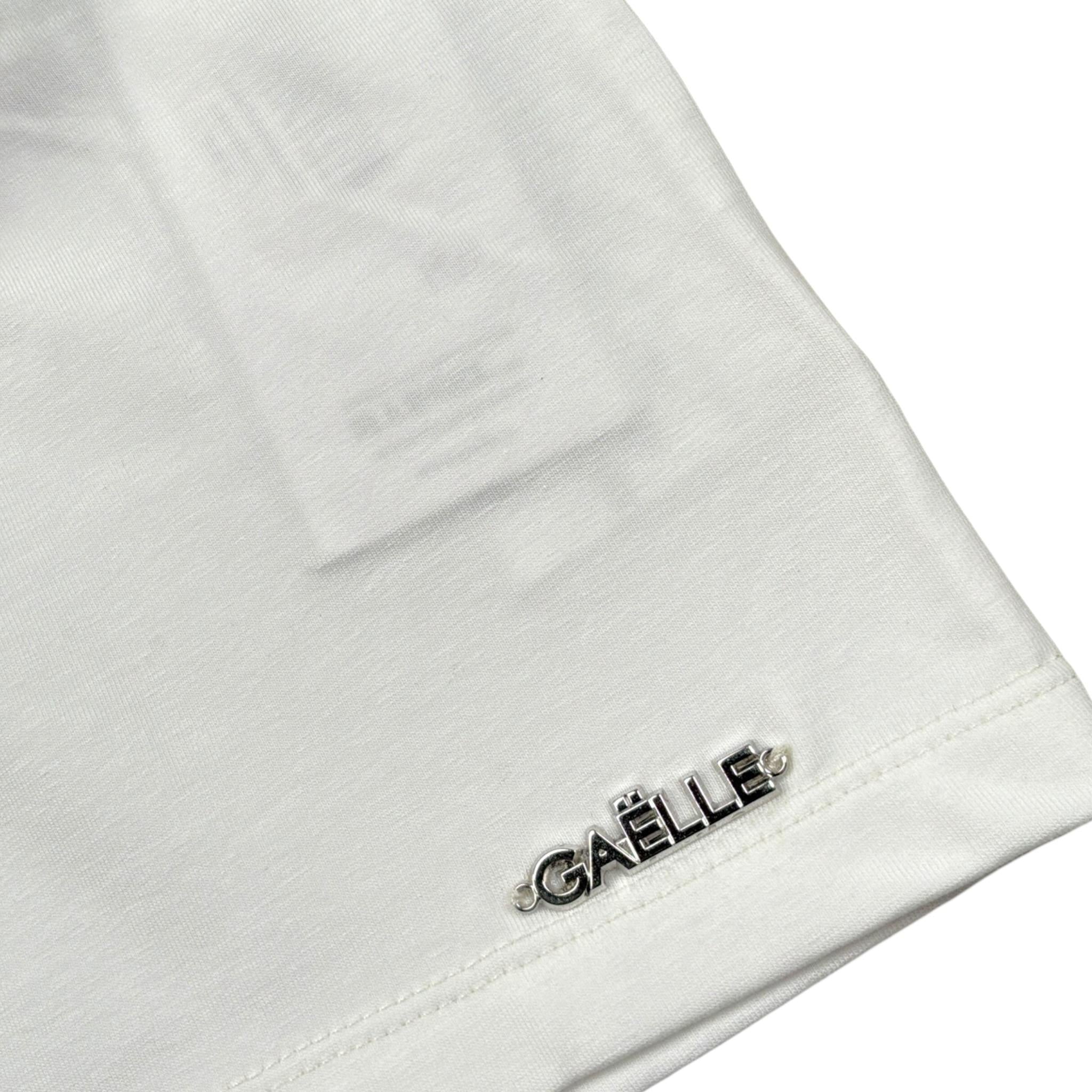Gaelle Top tinta unita A Bretelline con Applicazione Bianco per Bambina 2746T0P00469 BIANCO GAELLE 