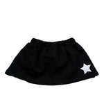 John Richmond Gonna Tinta Unita con Elastico In Vita per Neonata RIP26135GO NERO JOHN RICHMOND 