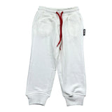 Just Cavalli Completo 2 Pezzi Pantalone-Felpa Tinta Unita con Zip Cappuccio E Stampa per Neonato JIP26056CF BIANCO JUST CAVALLI 
