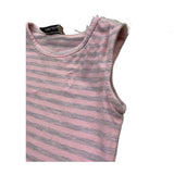 Trussardi Canotta Fantasia A Righe per Neonata TIP26111CN ROSA TRUSSARDI 