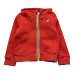 K-WAY felpa tinta unita con zip e cappuccio Arancione per Bambino K2124RWX ARANCIONE K-WAY 