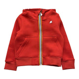 K-WAY felpa tinta unita con zip e cappuccio Arancione per Bambino K2124RWX ARANCIONE K-WAY 