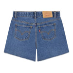 Levi'S Short Tinta Unita In Denim per Neonata 34EM220KN BLU LEVI'S 