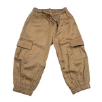 M+E' Pantalone tinta unita Modello Cargo Cammello per Neonata UE1767X CAMMELLO M+E' 