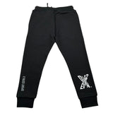 Dsquared2 Pantalone Tuta Tinta Unita con Logo per Bambino DQ2527 NERO DSQUARED2 