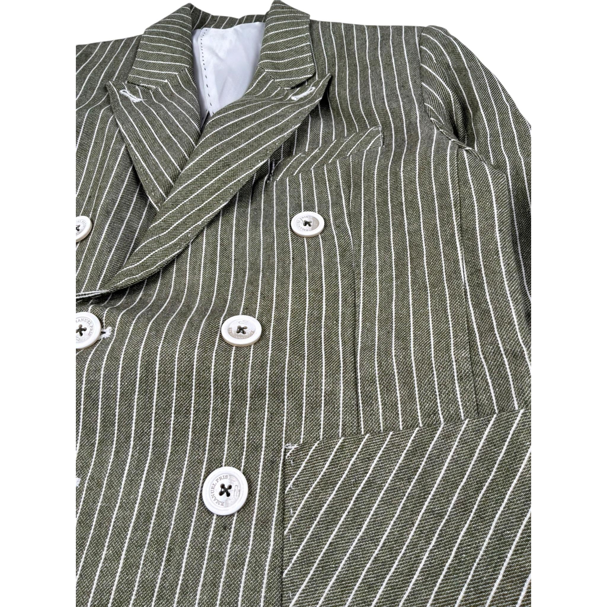 Emanuel Pris Giacca Tinta Unita con Taschino per Bambino EGC1075RX VERDE EMANUEL PRIS 