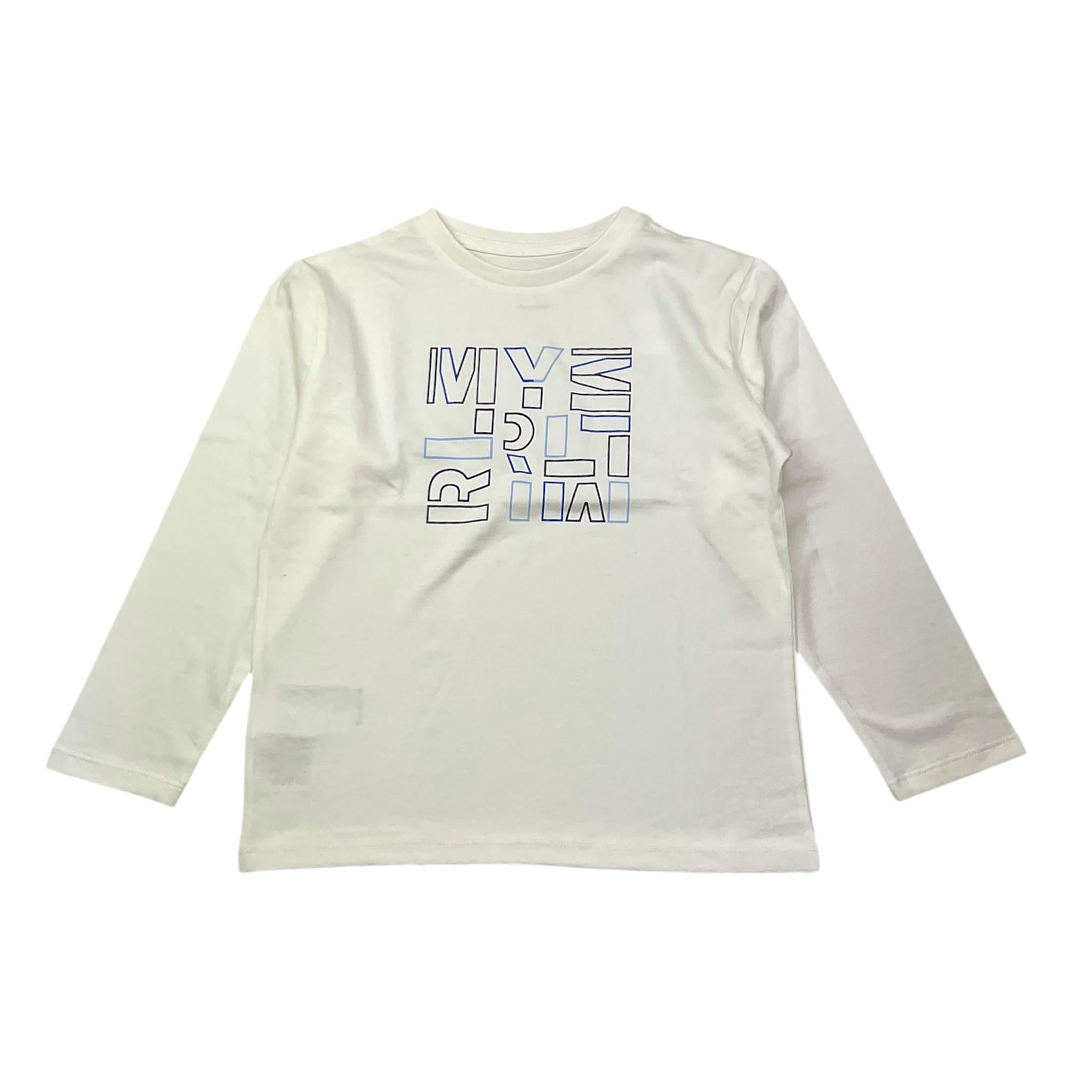MAYORAL shirt girocollo tinta unita con stampa Bianco per Bambino 173 BIANCO MAYORAL 