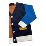 MANUEL RITZ cardigan multicolor con taschini Multicolor per Neonato MR2714 MULTICOLOR MANUEL RITZ 