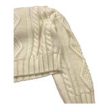 MSGM maglia tinta unita con cappuccio Panna per Bambina F3MSJGP210 PANNA MSGM 