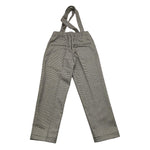 MICHAEL COAL pantalone tinta unita con elastico in vita Bianco/nero per Bambino LITJHN3081F24 BIANCO/NERO MICHAEL COAL 