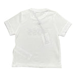 Boss T-Shirt Girocollo tinta unita con Stampa Bianco per Neonato J50624 BIANCO BOSS 