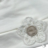 Bimbalo' Cappello Tinta Unita con Ricami per Neonata CAL11P BIANCO BIMBALO' 