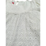 Kaos Camicia Tinta Unita Traforata per Bambina KS164 BIANCO KAOS 